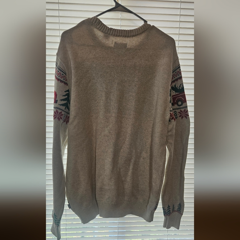 Chaps Men's & Big Men's Cotton Moliclay Fairisle Crewneck Sweater, Size XL - Picture 7 of 7